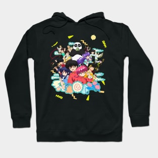 Ranma-1/2 full family Hoodie